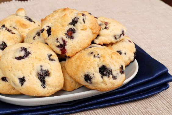 Blueberry Almond Cookies