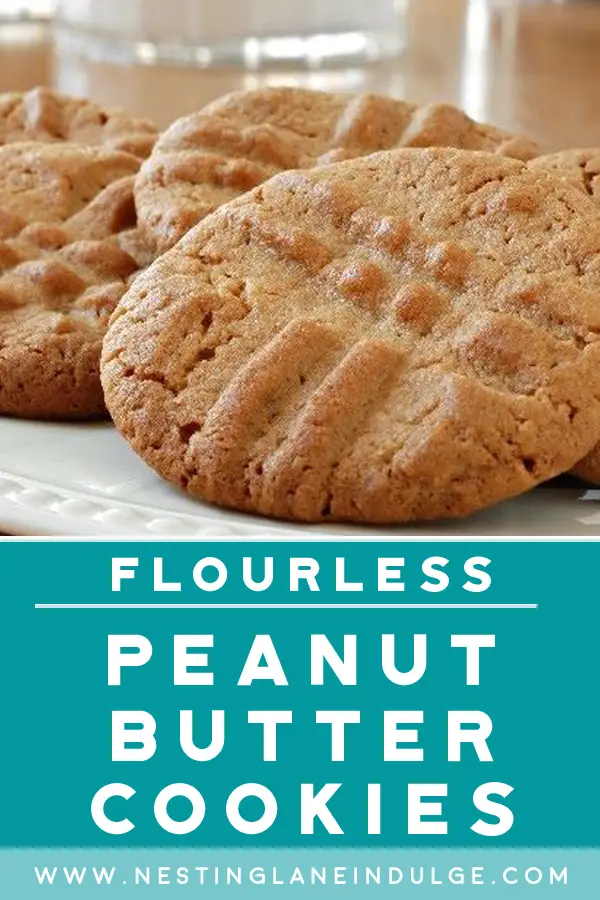 Easiest Flourless Peanut Butter Cookies 