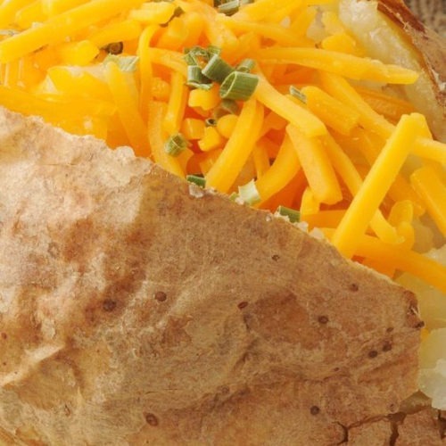 Microwave Cheesy Baked Potato Nesting Lane Indulge