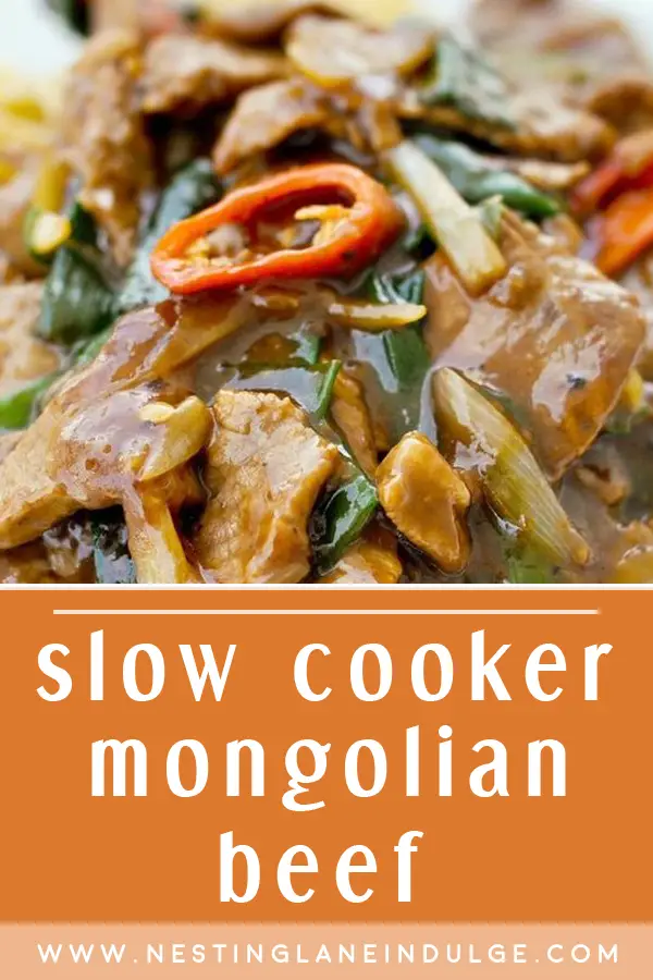Slow Cooker Mongolian Beef 