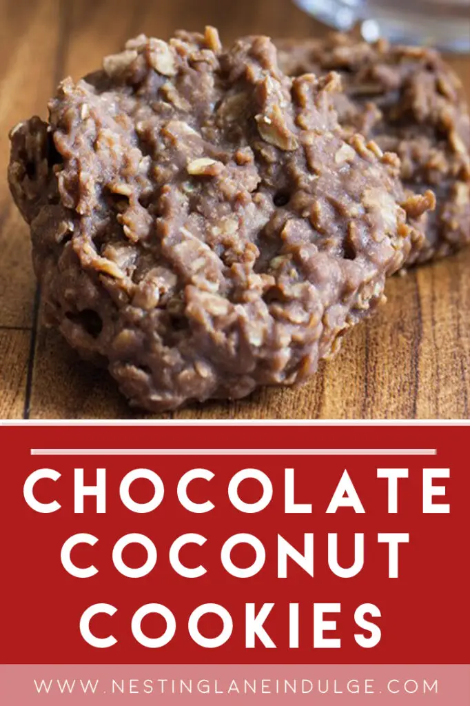 Chocolate Coconut No-Bake Cookies 