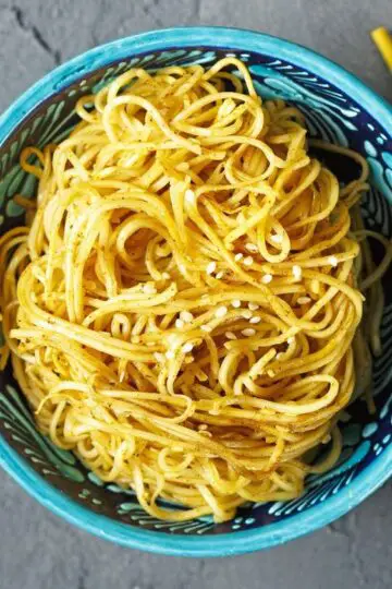 Quick Asian Sesame Garlic Noodles