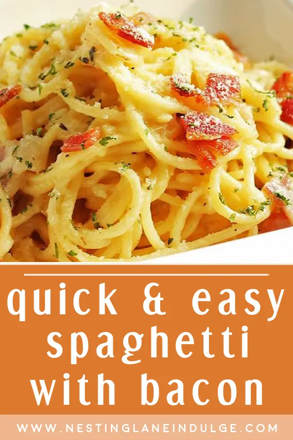 Quick and Easy Spaghetti with Bacon 