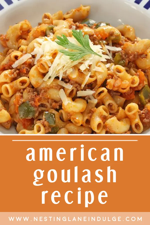 American Goulash with Ground Beef Graphic
