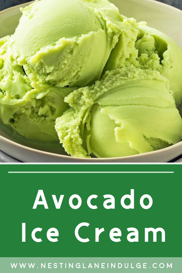 Easy Avocado Ice Cream
