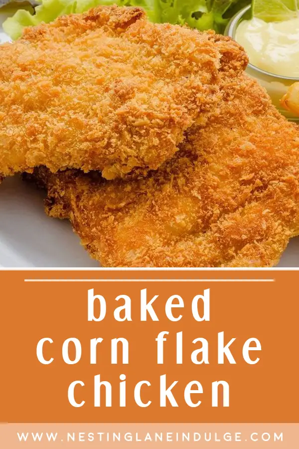 Baked Chicken with Corn Flakes Crust