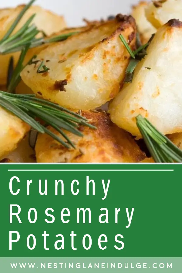Crunchy Rosemary Potatoes Recipe Graphic