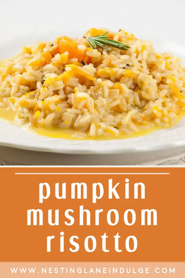 Pumpkin Mushroom Risotto graphic