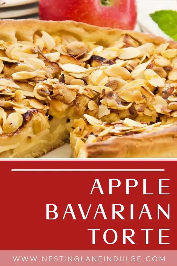Bavarian Apple Cream Cheese Torte 