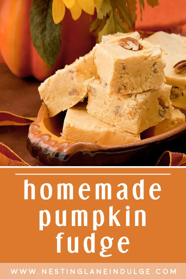 Homemade Pumpkin Fudge 