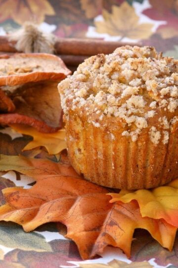 Apple and Pumpkin Streusel Muffins