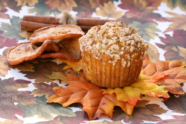 Apple and Pumpkin Streusel Muffins  