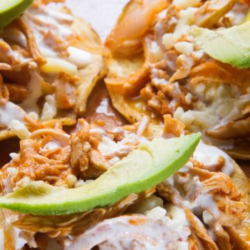 Closeup of Quick and Easy Mexican Chicken Tinga.