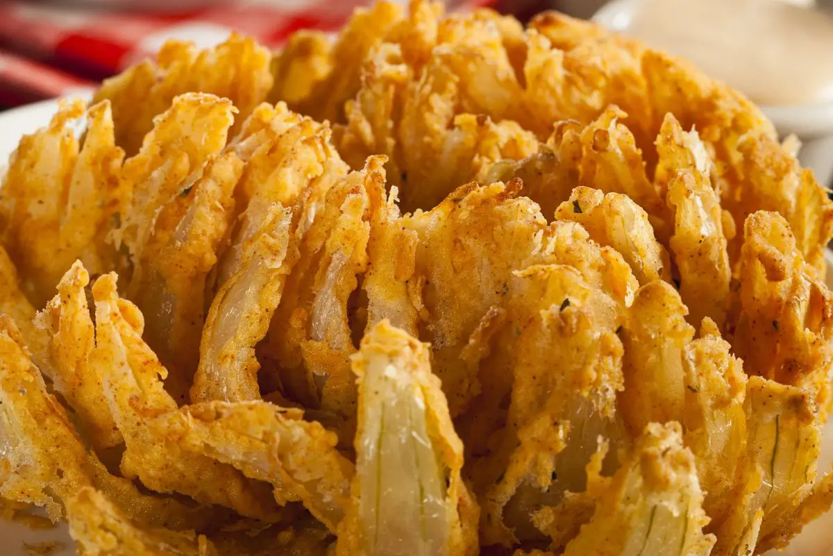 Closeup of Favorite Blooming Onion.