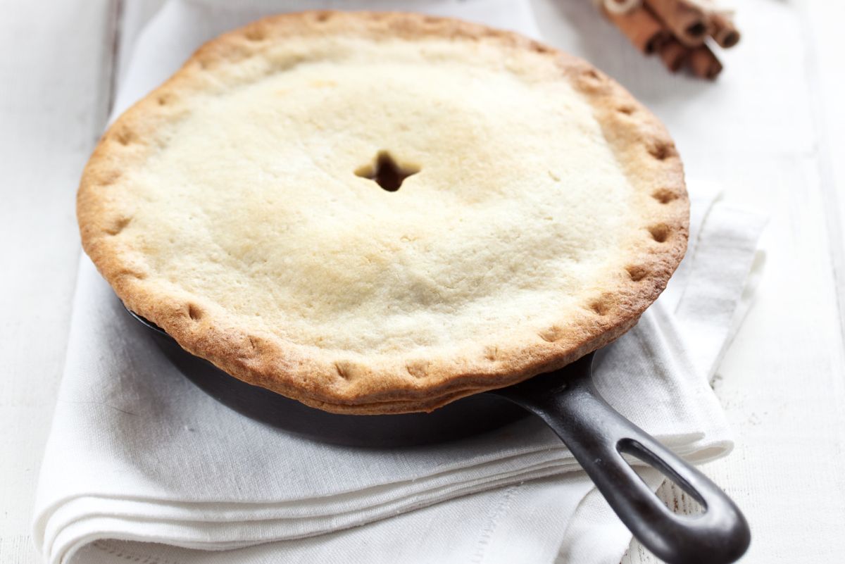 Easy Skillet Apple Pie.