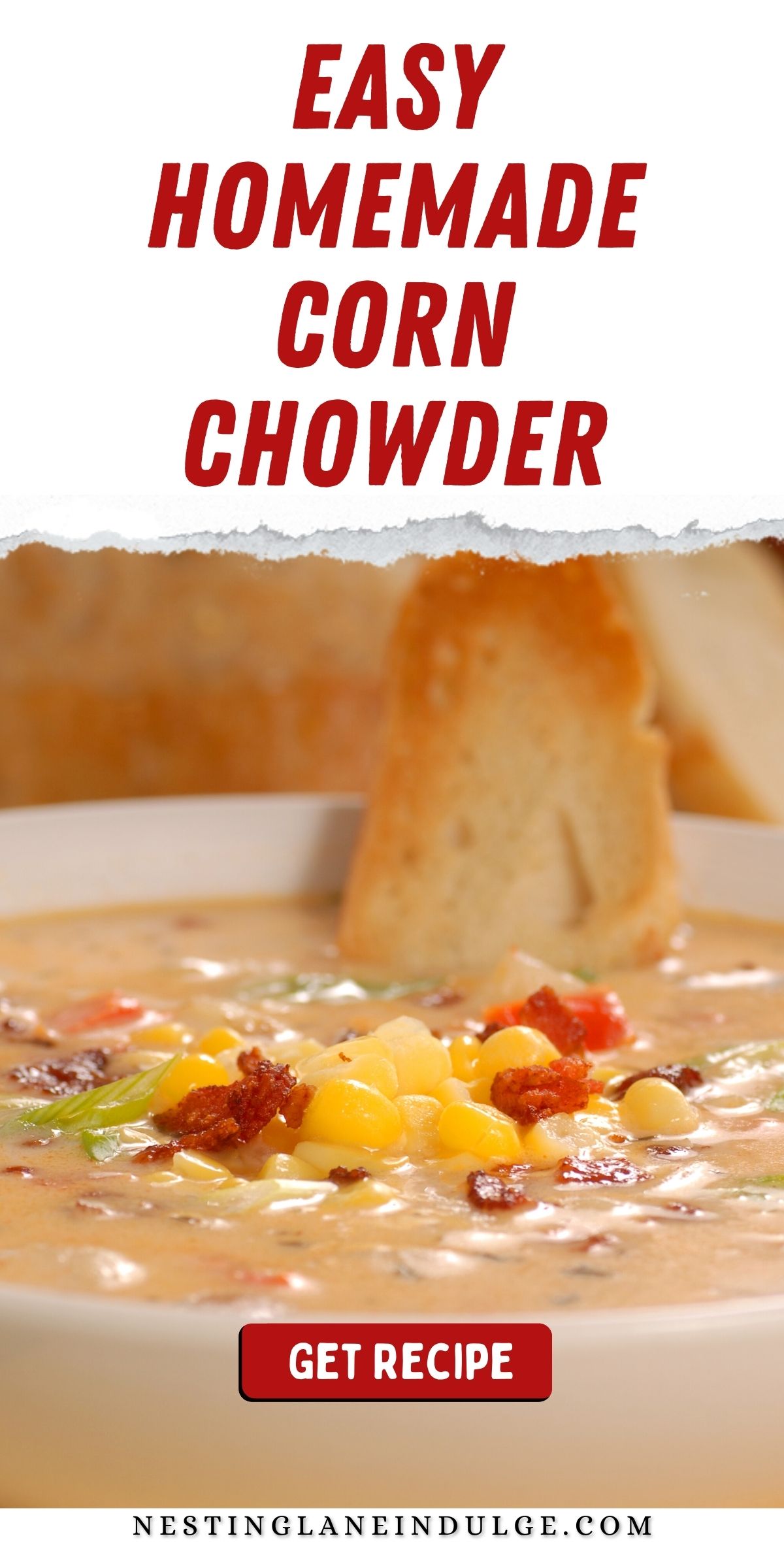 Easy Homemade Corn Chowder Graphic