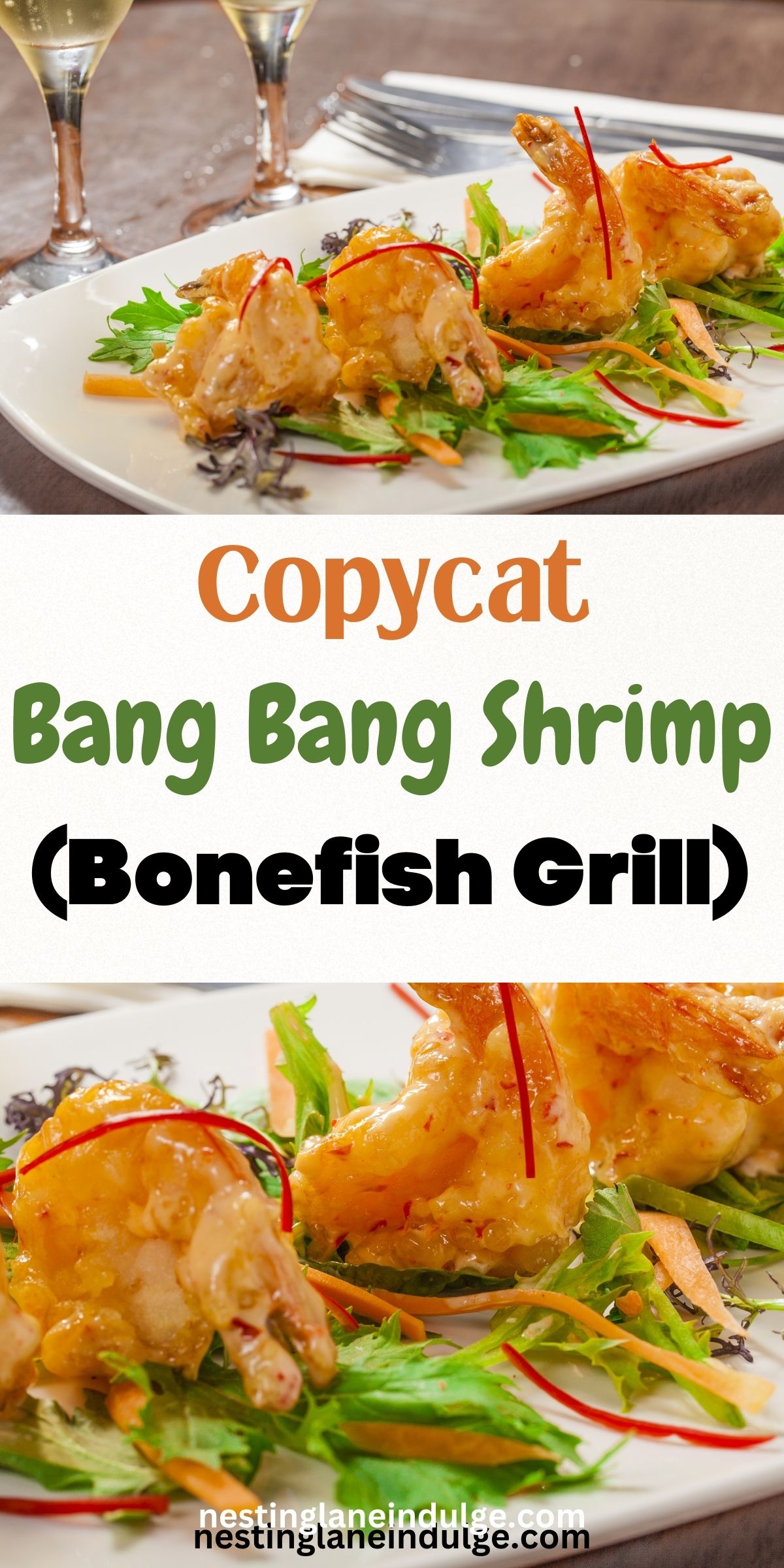 Delicious Copycat Bang Bang Shrimp (Bonefish Grill) Graphic.
