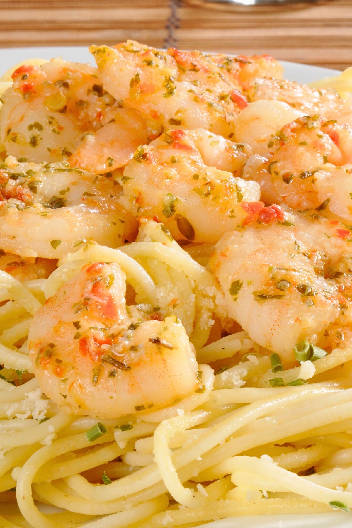 High Protein Shrimp Scampi for an Easy Dinner